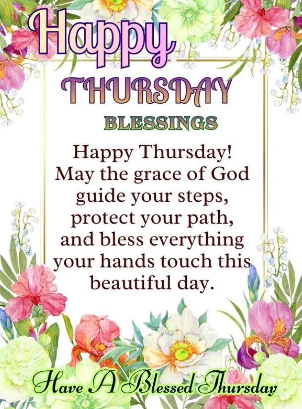 Thursday Blessings and Prayers