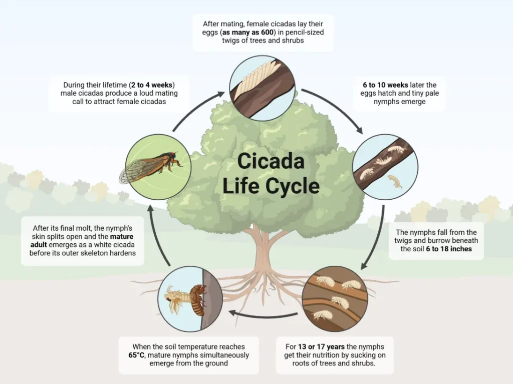 Life Cycle of a Cicada