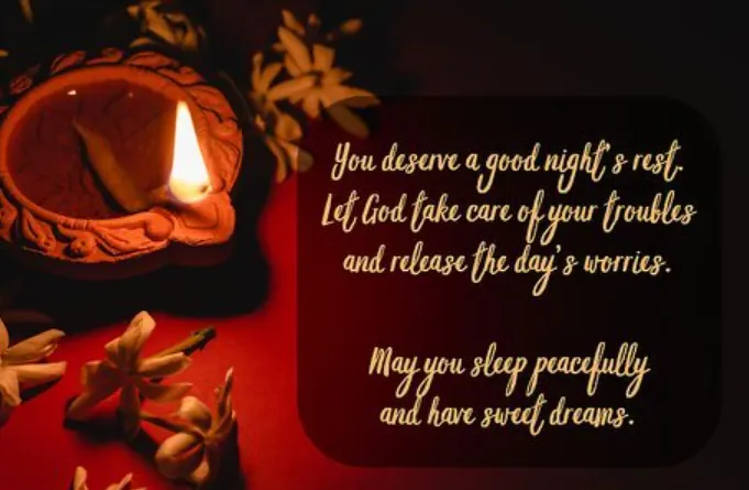 Peaceful Good Night Prayers and Blessings