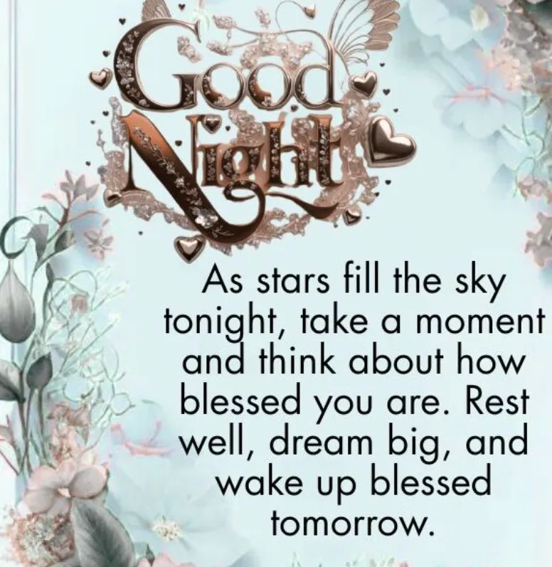 Peaceful Good Night Prayers and Blessings