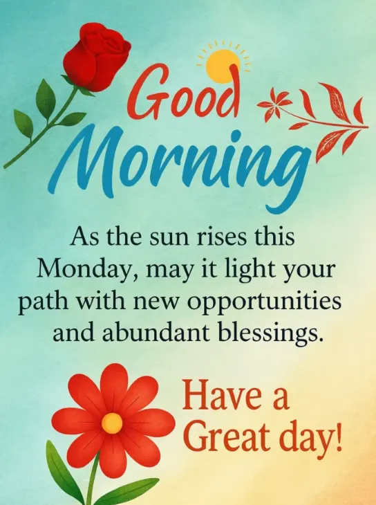 monday morning blessings