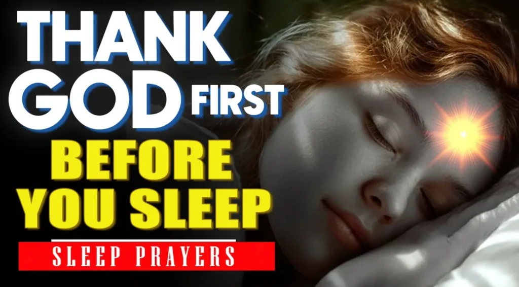 prayers to say before bed