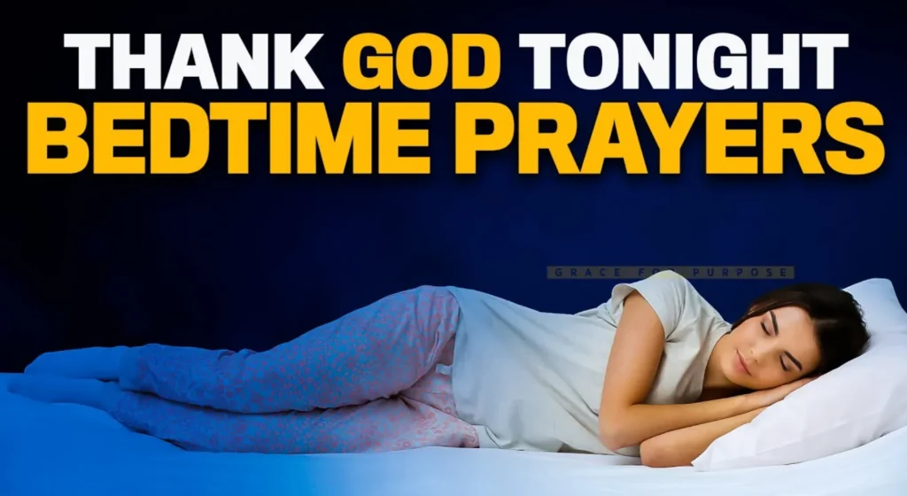 prayers to say before bed