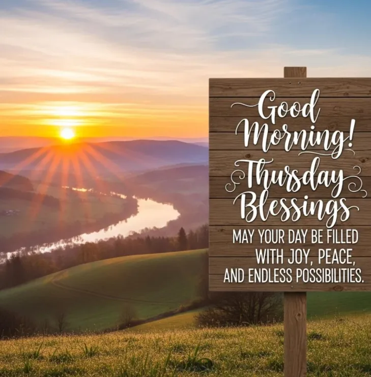 121+ Thursday Morning Blessings to Start Your Day With Peace, Prayer, and Positive Energy