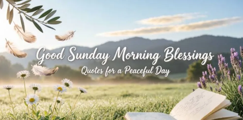 73+ Soul-Lifting Sunday Morning Blessings, Prayers & Bible Quotes for a Peaceful Week