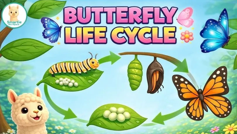 Butterfly Life Cycle for Kids: A Magical Journey from Egg to Beautiful Wings