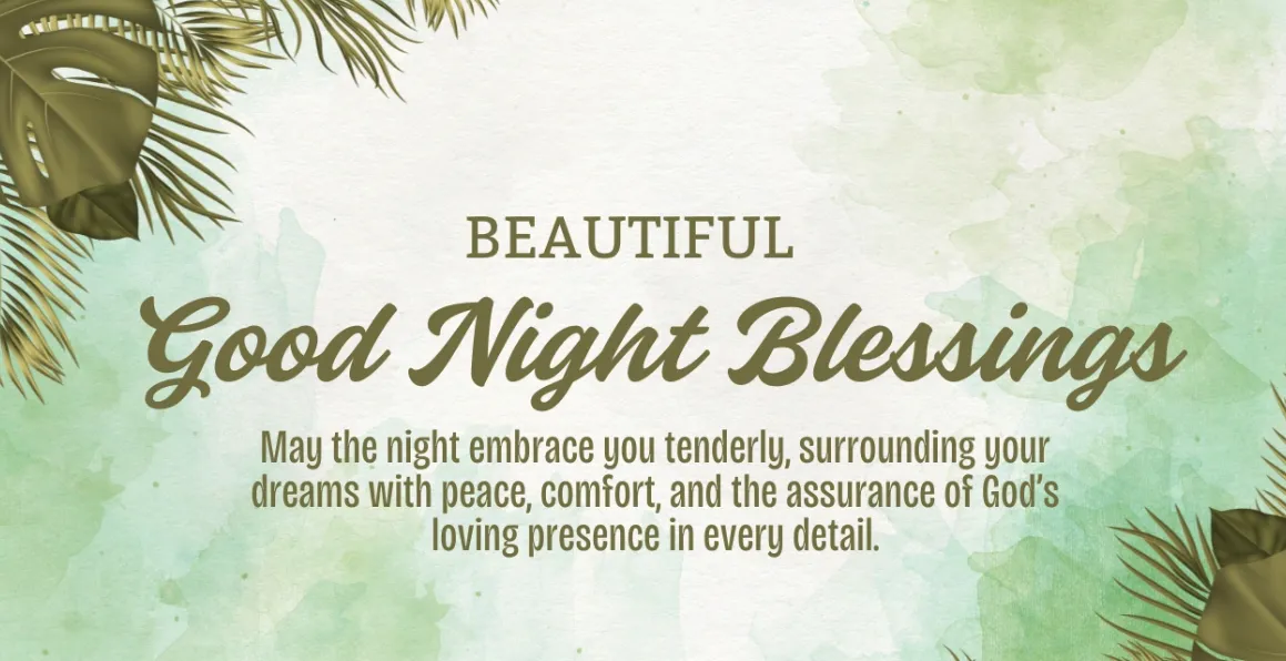Peaceful Good Night Prayers and Blessings